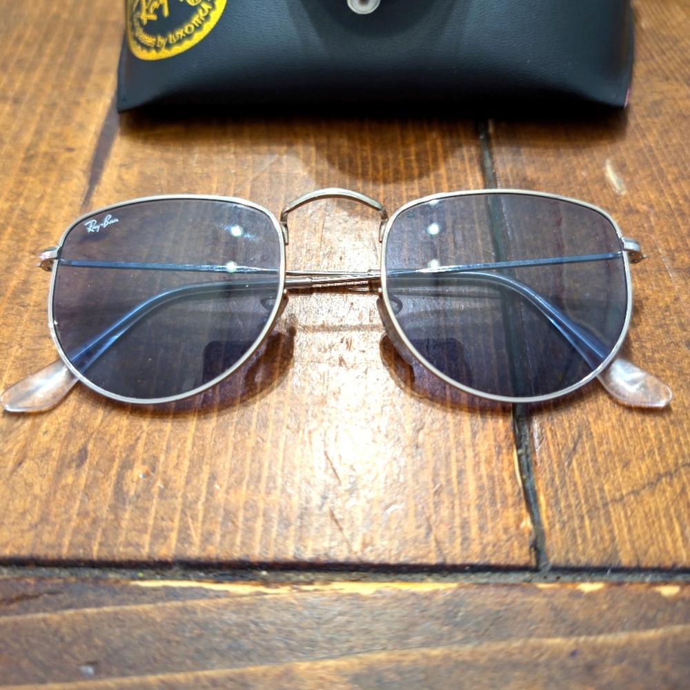 HEXAGONAL FLAT LENSES RAY BANS